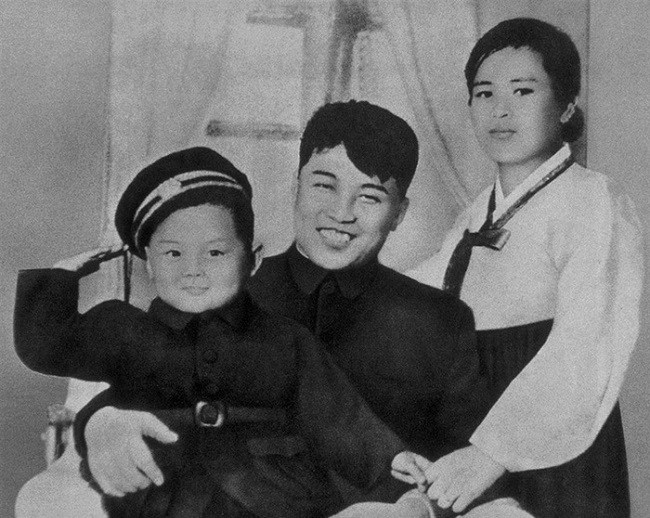 Kim Jong-il as a toddler